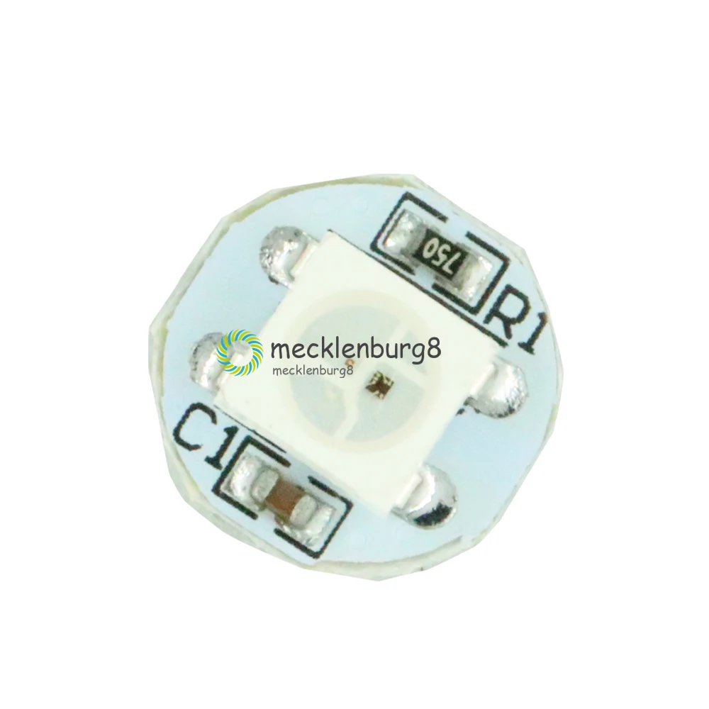 10 pieces. DC 5V 3mm x 10mm WS2812B SMD RGB LED Mini 5050 Mini Board Built-in IC-WS2812 Top Quality Clothing