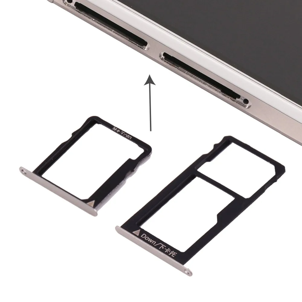 Ipartsacquista nuovo per Huawei Honor 5X / GR5 Micro SIM Card Tray + Nano SIM e Micro SD Card Tray