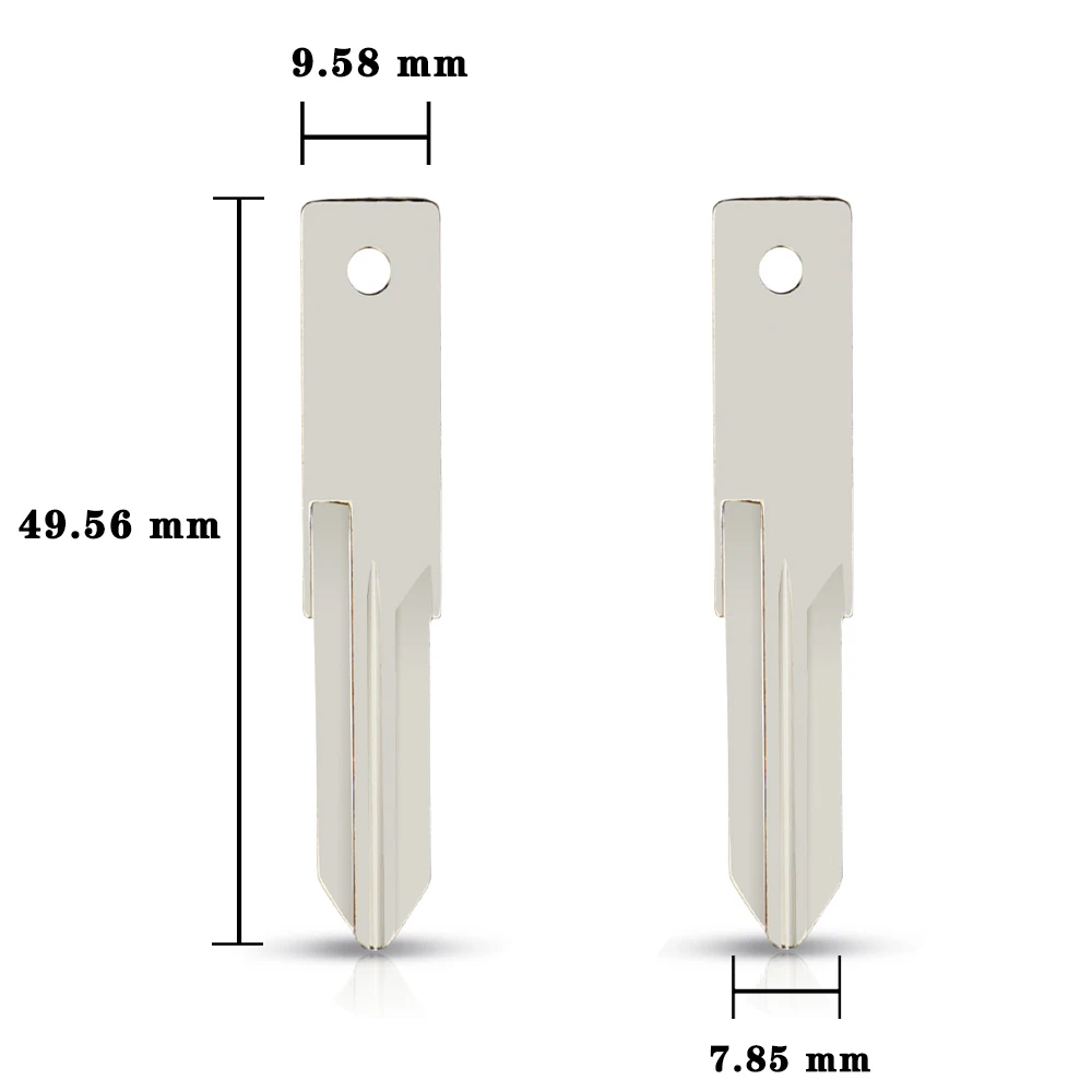 KEYYOU VAC102 Key Blank Car Remote Key Blade For Renault Megan Modus Clio Modus Kangoo Logan Sandero Duster Car Alarm Uncut Key