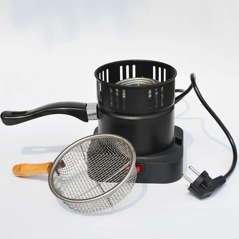 220V/50 Hz 600W Black Charcoal Burner Heater Stove Hot Plate for Shisha Hookah Chicha Narguil Tool