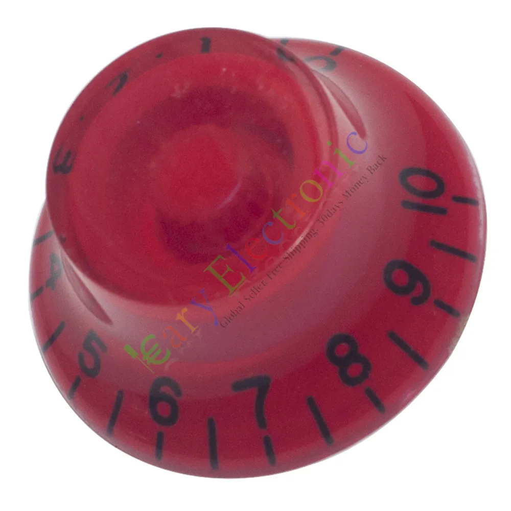 Venta al por mayor y al por menor, 10 unidades, 26mm, Pedal superior con falda, perilla roja, amplificador de tubo de guitarra, tono de volumen, piezas de audio, amplificador, envío gratis