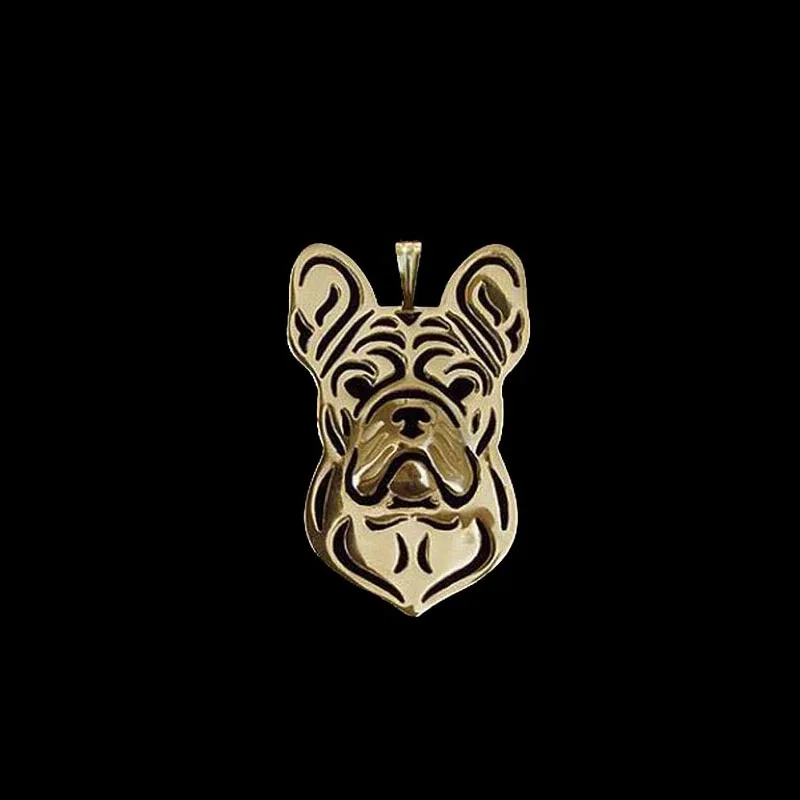 New French Bulldog Jewelry Pendants Fashion Dog Pet Pendants For Women