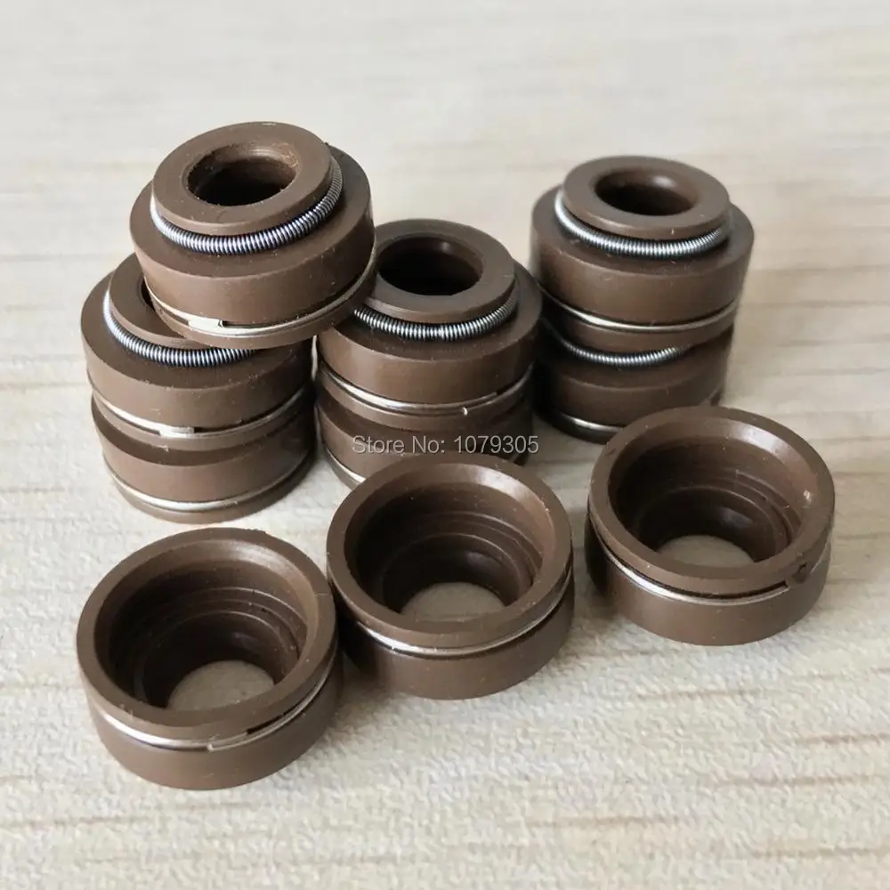 10pcs Valve Stem Seal Kart Oil Seal For Honda GX340 GX390 GX 340 390 Gasoline Engine Motor Repalcement