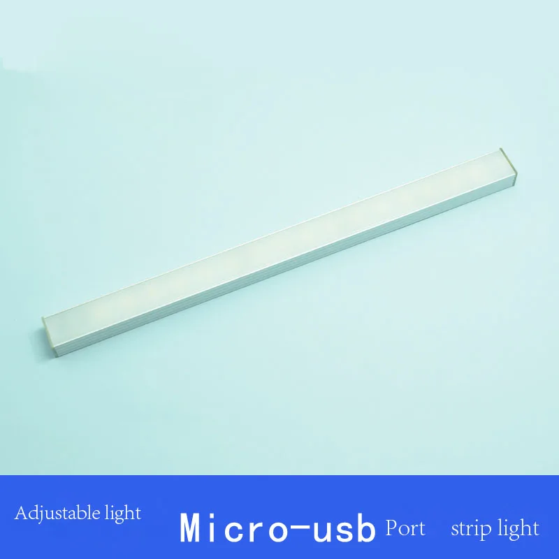 Usb led strip luz micro porta usb candeeiro de mesa lâmpada do computador olho escudo toque escurecimento desktop lâmpada 6 w