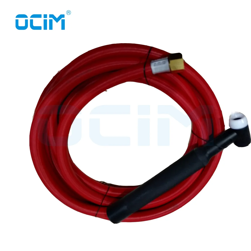 

WP26 WP26F WP26V WP26FV 12FT Red super soft Hose Braided Air-Cooled Complete M16 Cable Connector