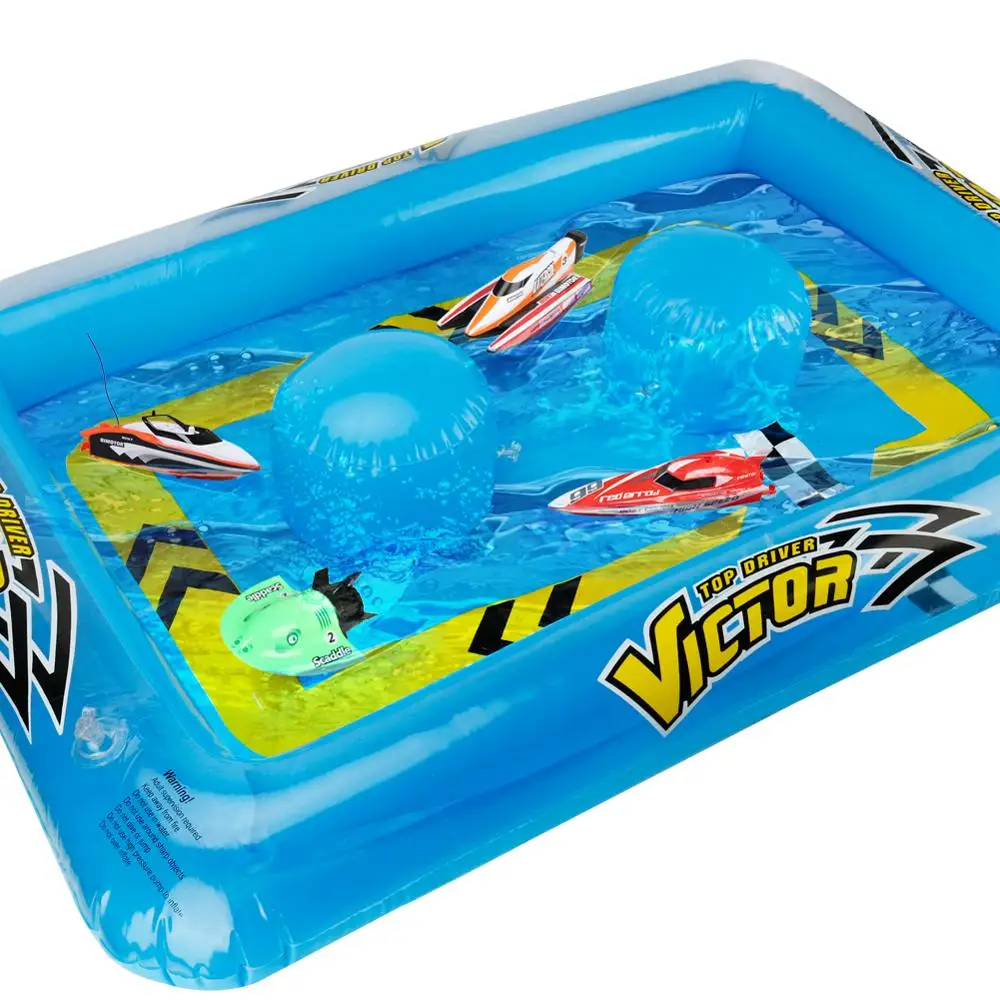 Inflatable pool for Small Remote Control Boats and any mini Water Toys For Children's Favorite Fishing Inflatable pool