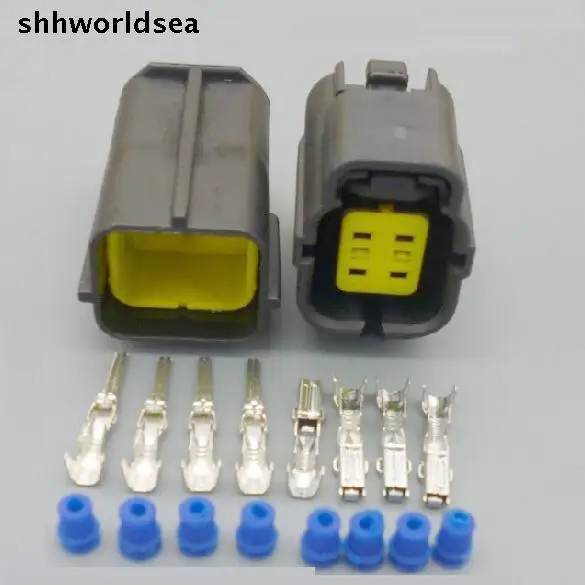 

Shhworldsea 4P Pin 1,8 мм штекер для датчика кислорода мужской женский водонепроницаемый автоматический электрический разъем для MAZDA KIA 174259-2 174257-2