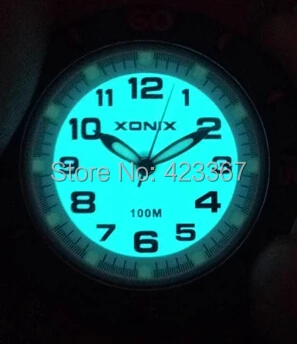 Xonix Boys Girls Sports Quartz Watches Waterproof 100m Led Light Fashion Women Sports Watch