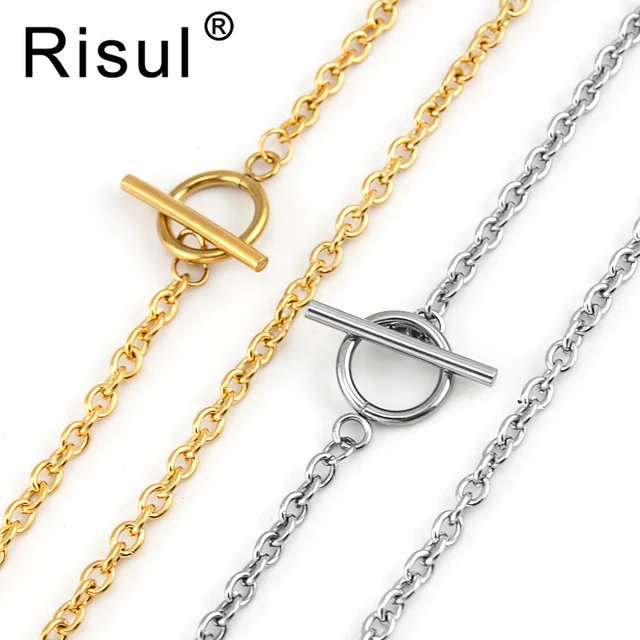 T clasp necklace store