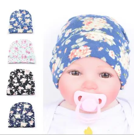 

5pcs/lot Fashion Baby Flower Hat Girl Toddler Infant Children Cotton Floral Hat Cap Newborn Hats Baby Beanies Cap Hospital Hat