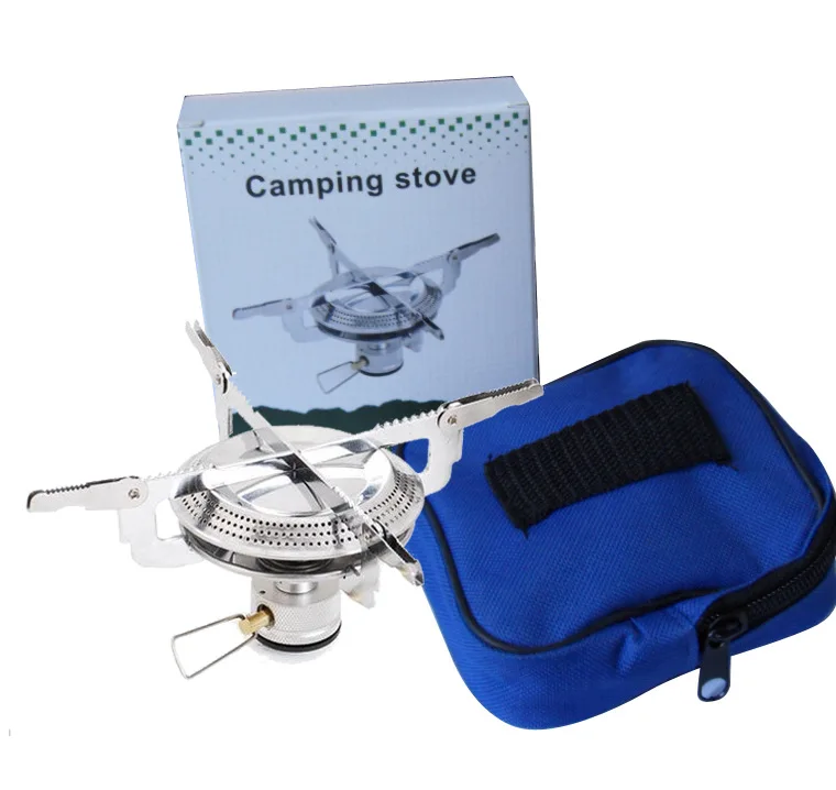 Widesea Camping Poratable Stove Folding Outdoor Gas Burner Cookware Hiking Picnic BBQ Tank Cooker Furnace Equipment Tourist