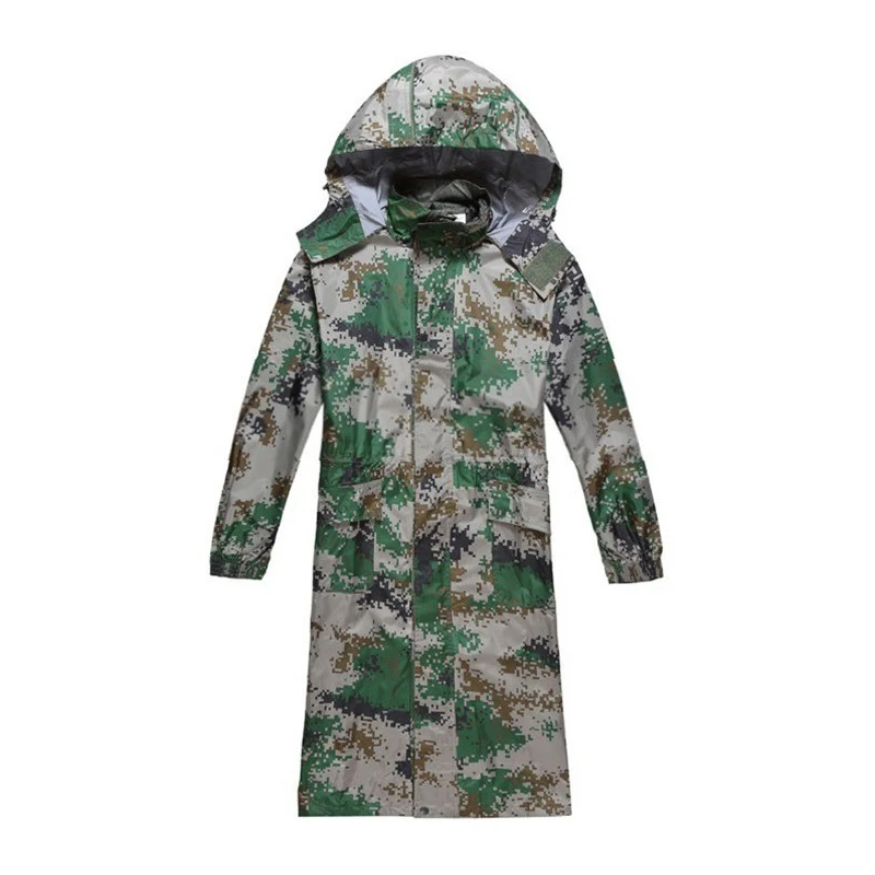 Working Coveralls Waterproof Hooded Raincoat Overalls Camouflage Dust-proof Paint Spray clothing Hood Protective Work clothes