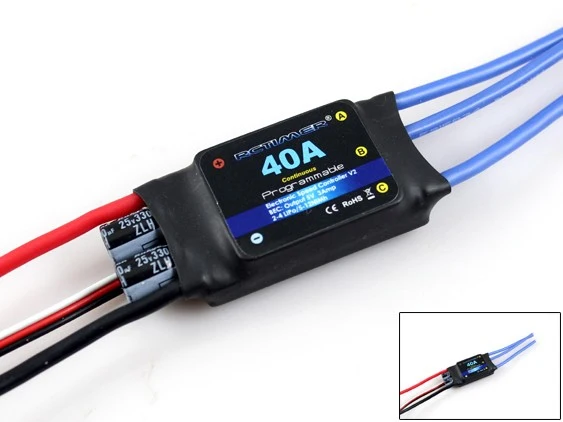 RCTimer 40A ESC Brushless Motor Speed Controller ESC40A