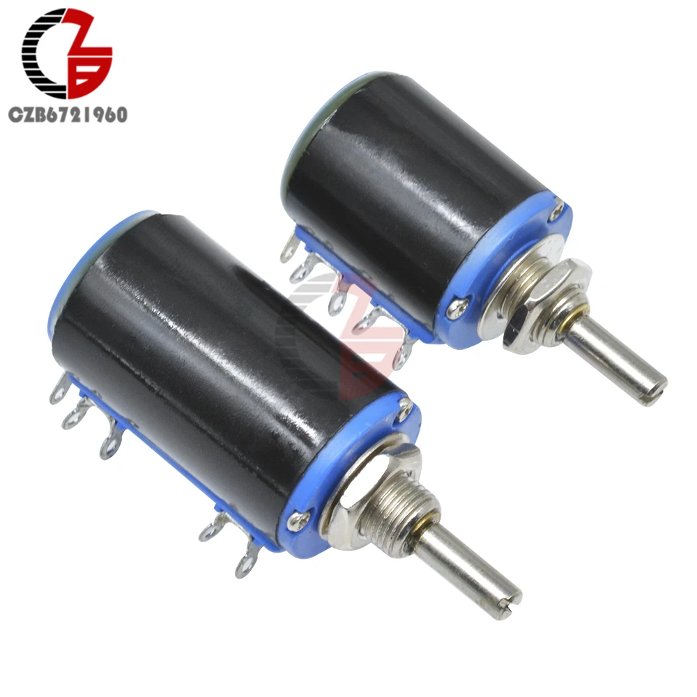 WXD3-12-1W WXD3-13-2W Potentiometer Switch 100 200 470 680 1K 2.2K 3.3K 4.7K 5.6K 6.8K 10K 22K 33K 47K 68K 100K ohm Knob Switch