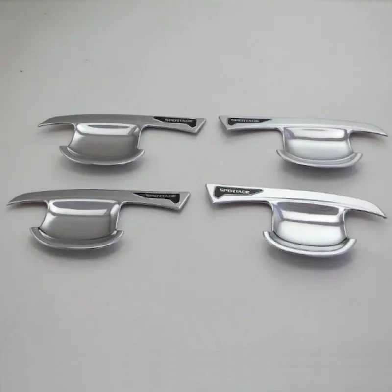 

For KIA Sportage R Door Bowl Cover Trim Door Handle Decoration ABS Chrome Stickers 2015 2016 Car-styling Accessories