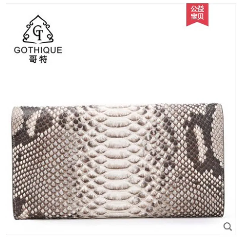 GETE 2023 Imported python skin handbag lady bag genuine leather handbag purse banquet large capacity lady bag snake skin bag