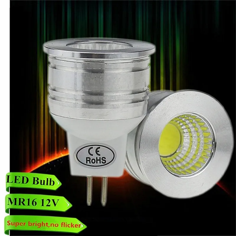 

10X New products MR16 COB spotlights 6 W 12 V dimmable LED lamps Warm white / white energy saving LED light cups