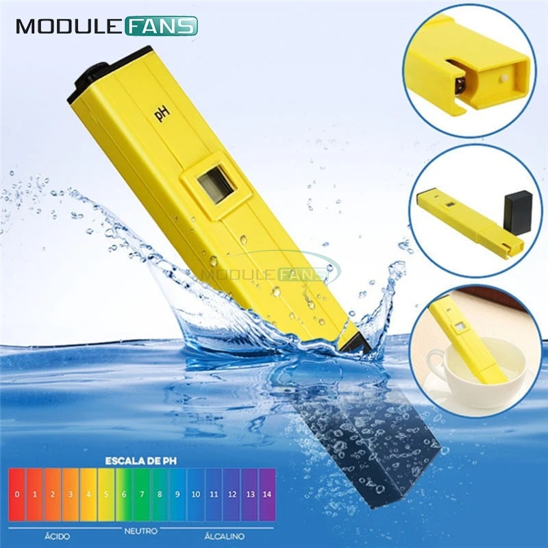 Digital Ph Meter Aquarium Pool Hydroponic Water Monitor 0-9999 PPM