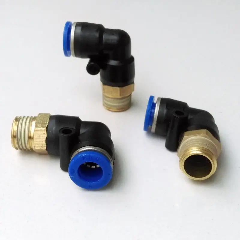 10pcs/lot  Pneumatic Fittings L type 8mm-1/4