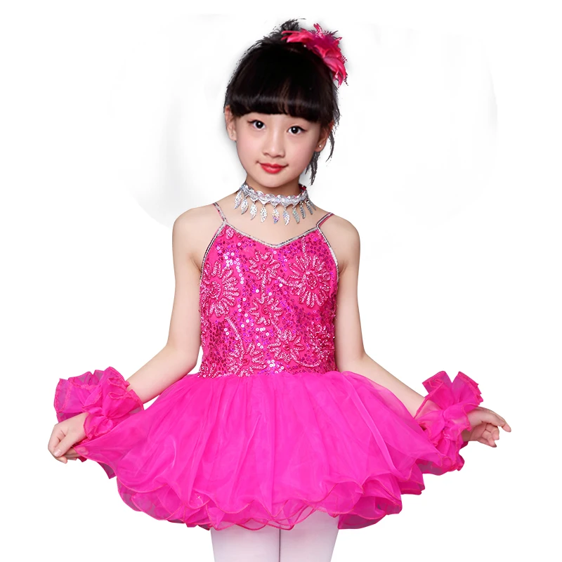 Costume de danse jazz pour enfants, vêtements de spectacle à paillettes, robe de danse Hip Hop, vêtements de scène pour enfants, nouvelle collection 2019