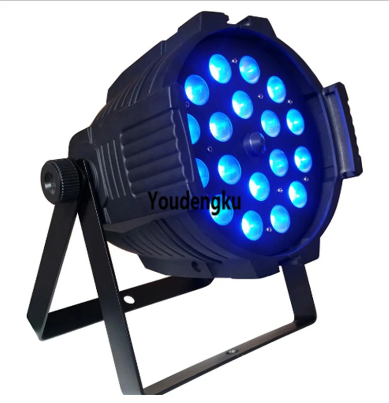 6 pieces night club lighting par 64 led zoom LED par can light 18*15w rgbwa 5in1 zoom led par 64