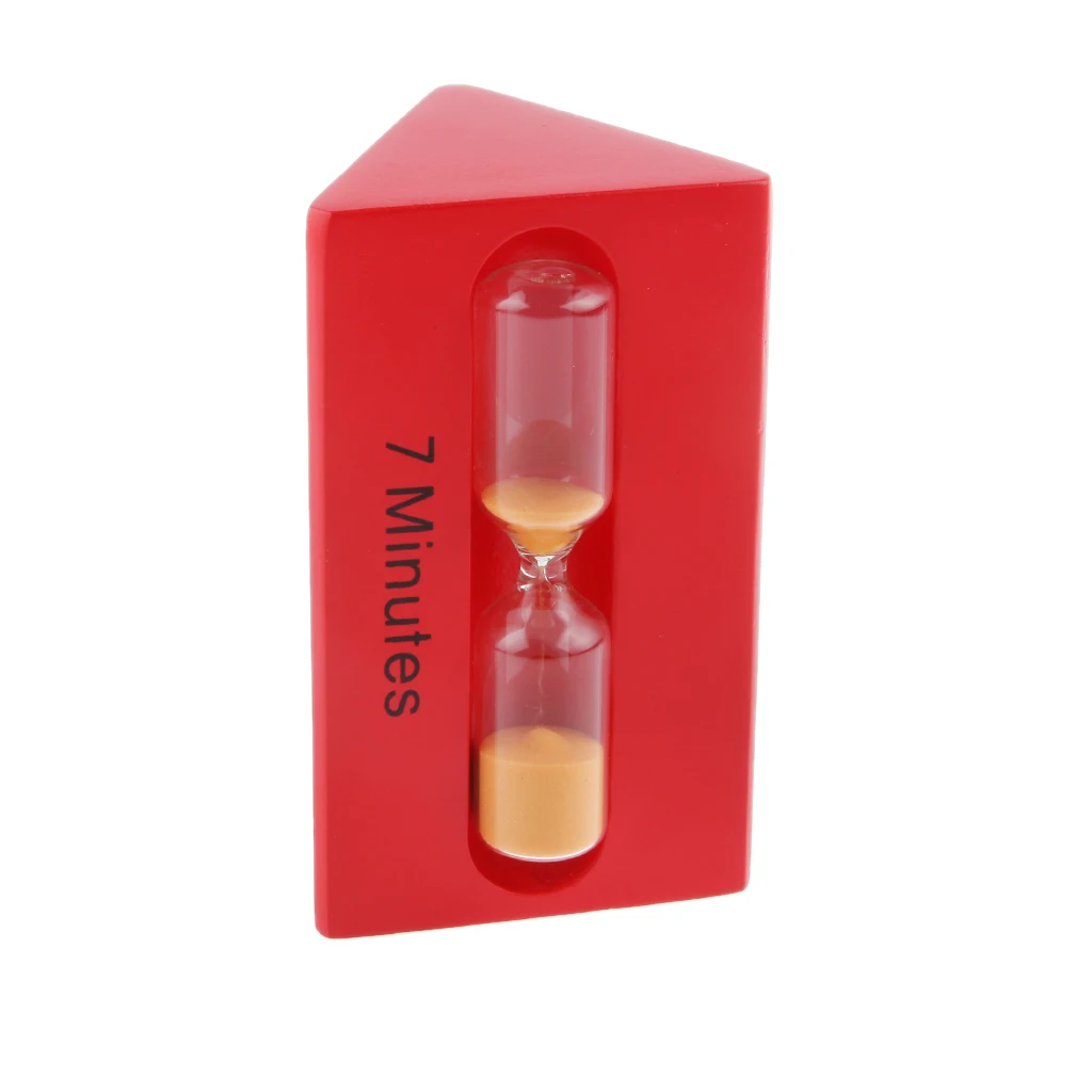 Hot 3/5/7 Minutes Hourglass Traingle Colorful Sand Timer Cooking Exercise Game Accs Home Kitchen Sandglass Decor Creative GIft