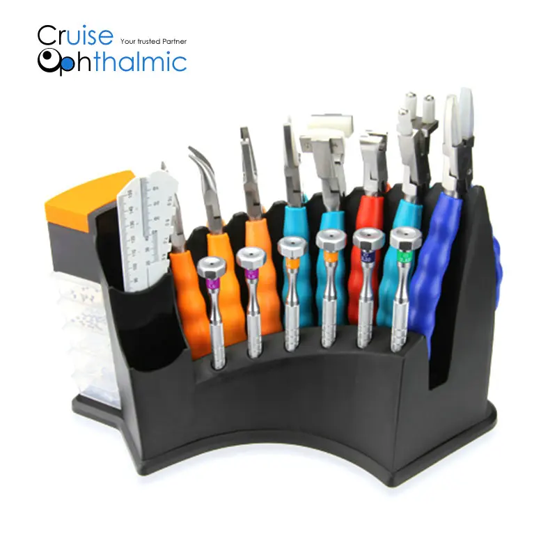 

3T Eyeglasses Optical hand tools set 6 pcs Screw Drivers and 8 pcs Pliers Kit B08AC