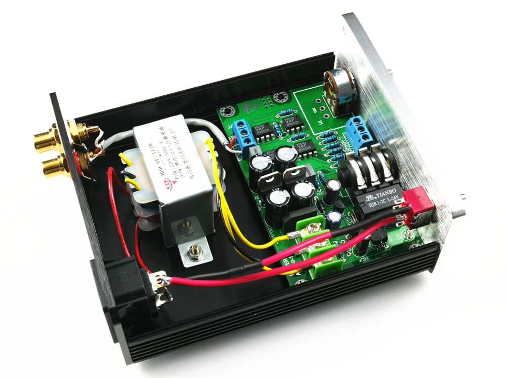 Tiancoolkei jrc4580dd 4 opamp diy placa amplificador de fone de ouvido profissional qualidade som é melhor do que lehmann solo fone de ouvido amp