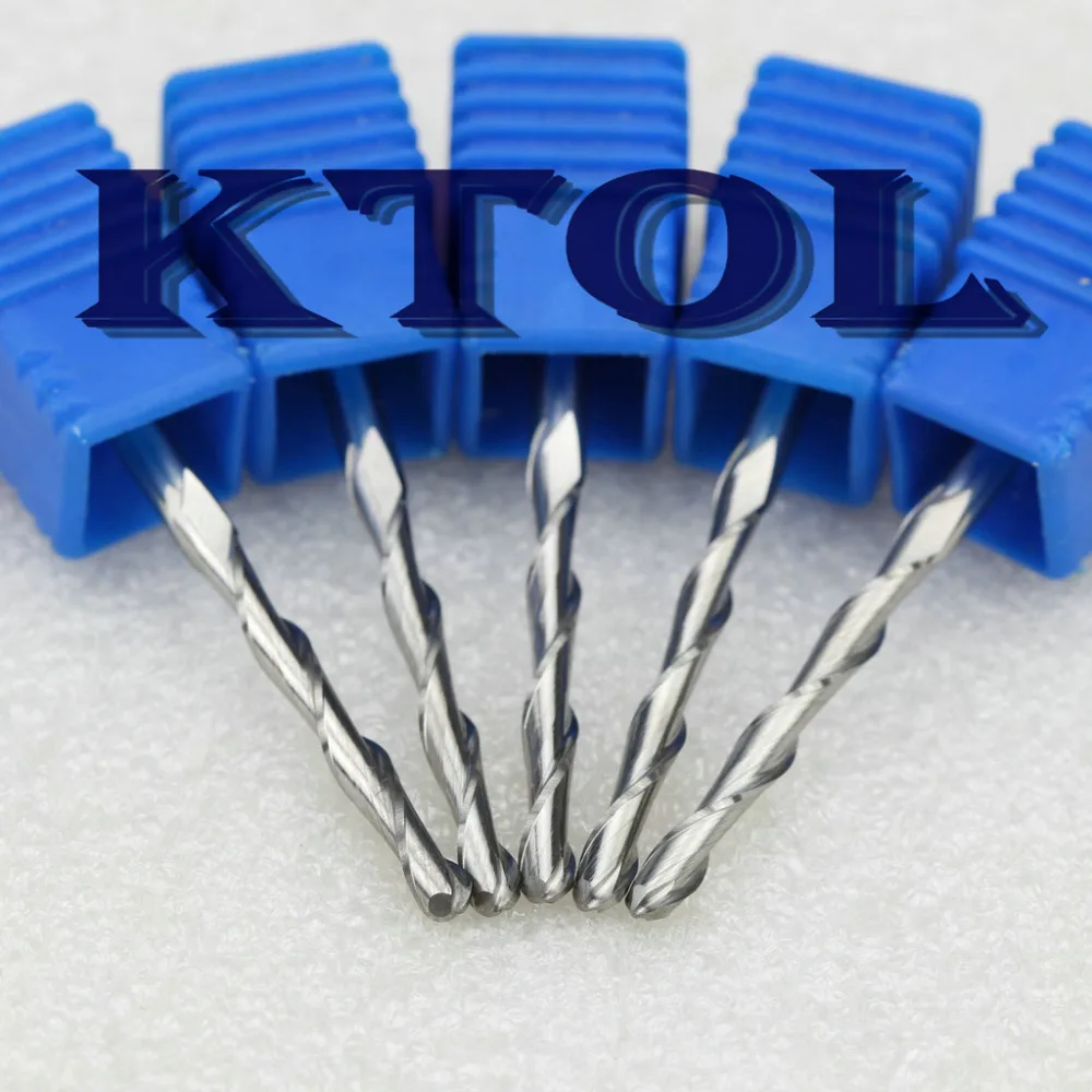 3.0*25MM 2 ขลุ่ยคาร์ไบด์End MillจมูกCNC Routerเครื่องตัดเครื่องมือ 3D Ball Endเครื่องตัดแกะสลักเครื่องมือ