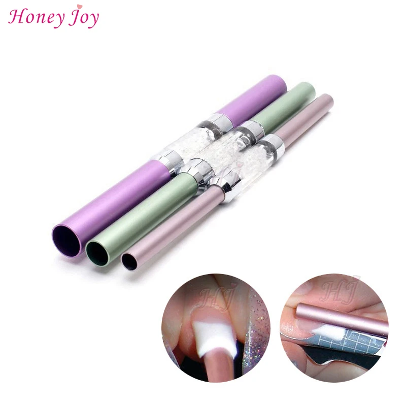 3PCS Nail Art C Curve Rod Stick Set Crystal Acrylic Rhinestone Design for Acrylic Gel Nail Shapping Tools