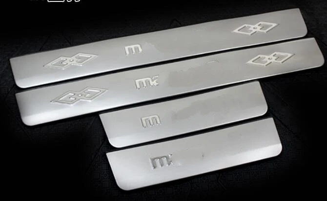 

Higher star stainless steel 4pcs car Door Sills scuff protective panel,protection cover,guard plate For Mazda3 2005-2014