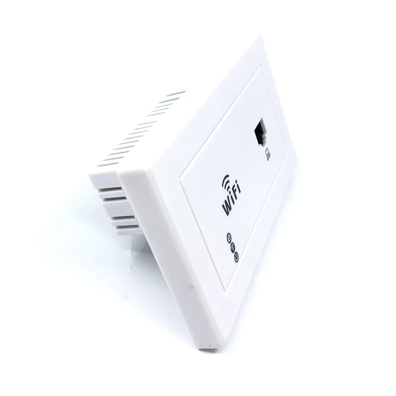 ANDDEAR White Wireless WiFi in Wall AP High Quality Hotel Rooms Wi-Fi Cover Mini Wall-mount AP Router Access Point