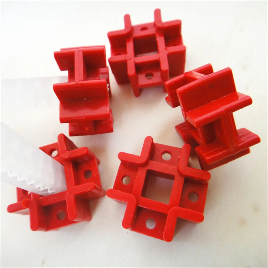 4pcs/lot J361 Red Plastic Cross Shaped Fastener Plastic Connecting Rod Fixed Parts Free Shipping Russia Australia