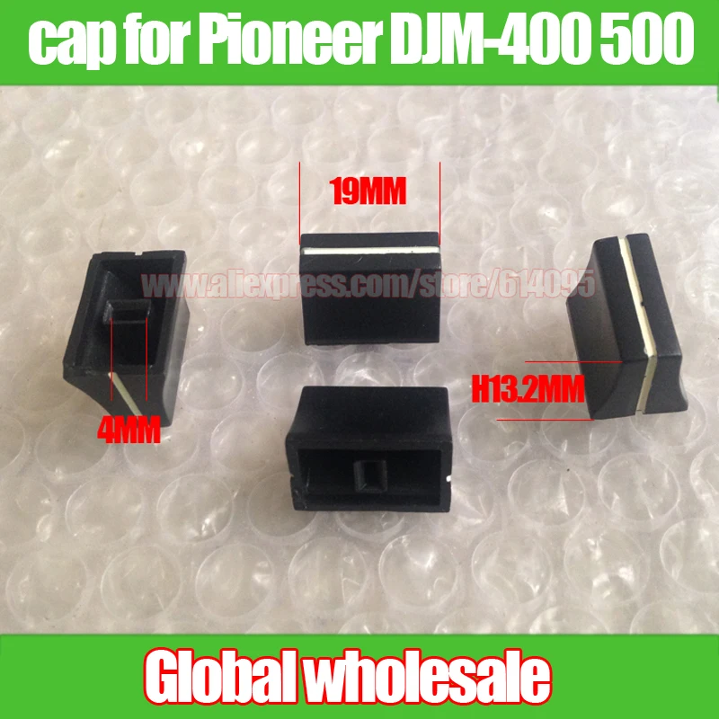 3pcs mixer potentiometer fader knob cap for Pioneer DJM-400 500 / L19MM * H13.2MM / hole 4MM