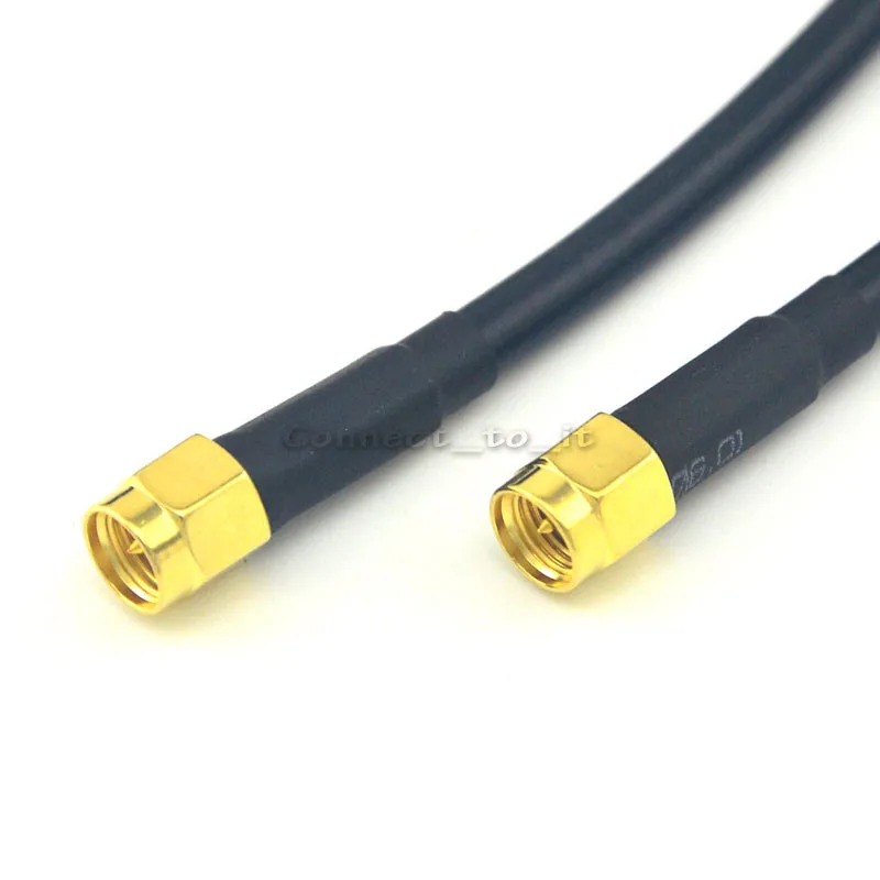 Extension Cable SMA Male to SMA Male female Connector Coaxial Cable Adapter Pigtail Cable LMR240 Pigtail Cable 1M 5M 10M