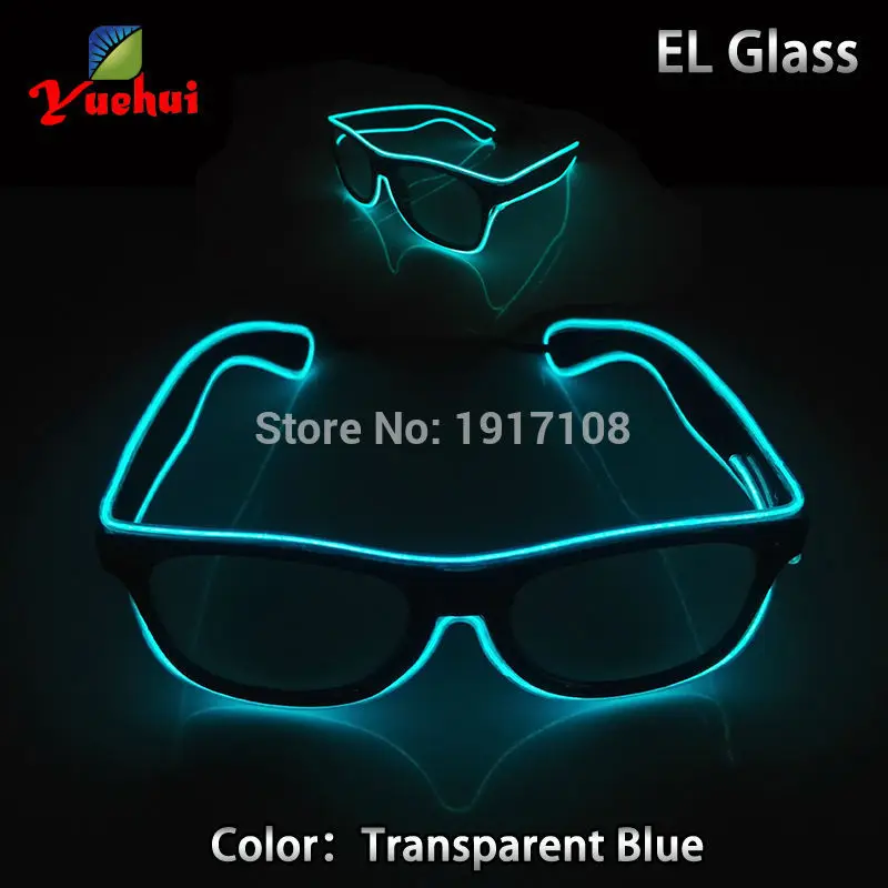 2021New design 10 Style Party decorative Sound active LED Rave Glowing Glasses For Halloween,DJ,Dance,Cosplay,Wedding Decor