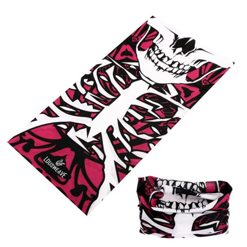 Heißer Punk Männer Frauen Multi Functional Bandana Spinne Skeleton Gedruckt Stirnband Nahtlose Magie Bandanas Rohr Ring Schal Gesicht Maske