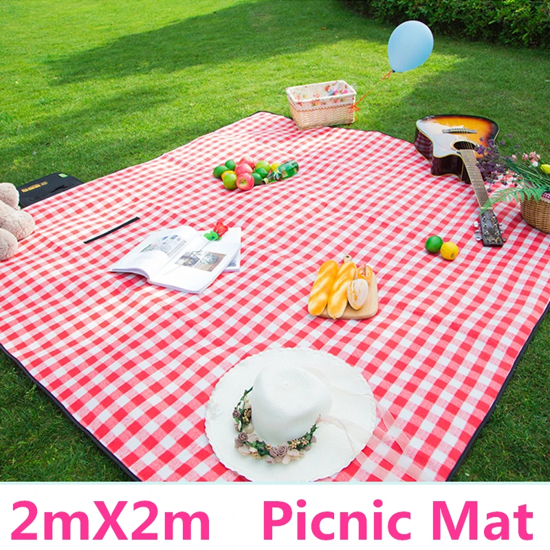 

Picnic Mat 200*200cm Camping Moistureproof Outdoor Baby Climb Plaid Blanket Yoga 600D Oxford Pad