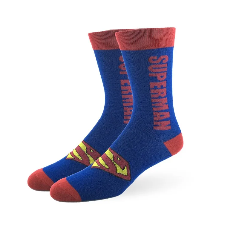 Men DC Comics Cotton Socks Personality Breathable Casual Socks High Quality Cotton Men Socks