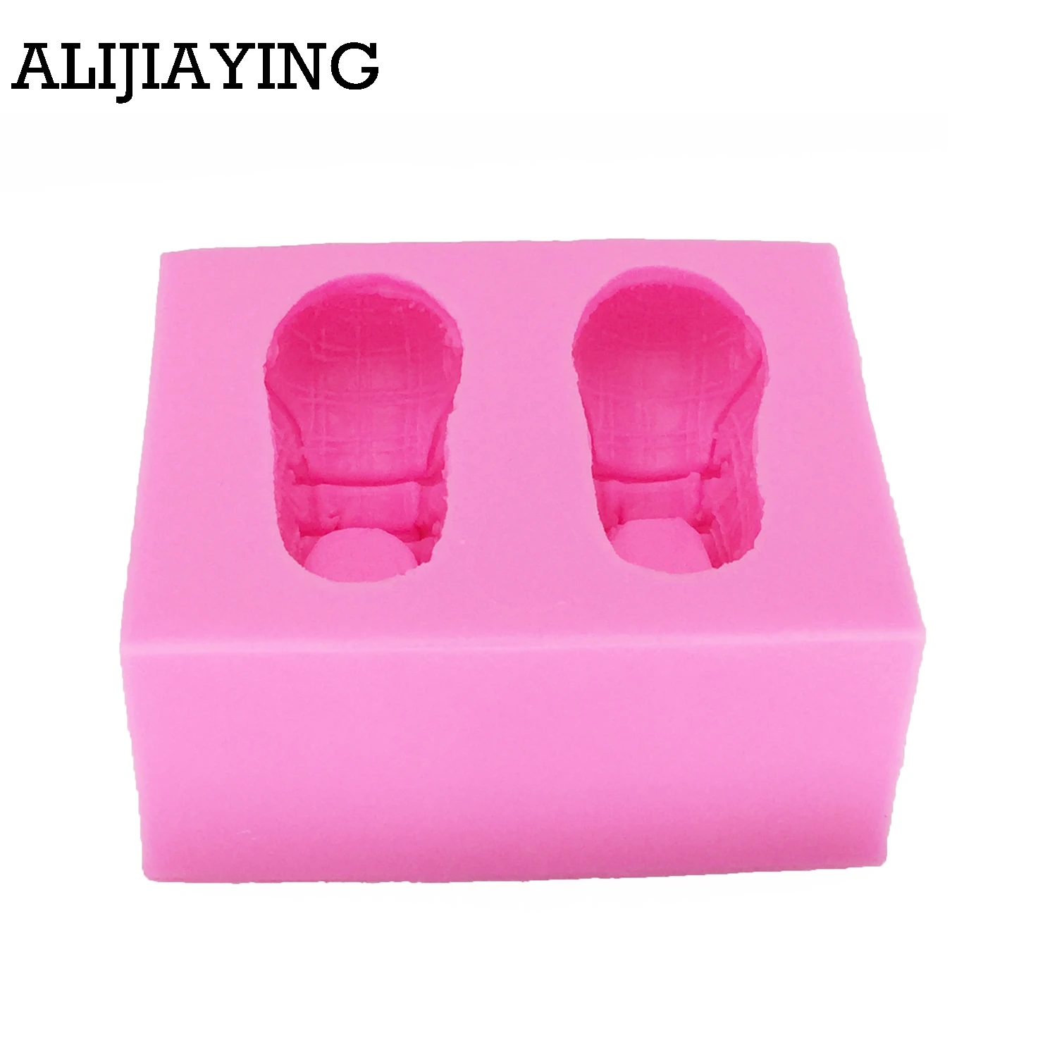 M0141 3D Baby shoes silicone mold,fondant cake baking resin clay candy chocolate soap mould cake decoration tools