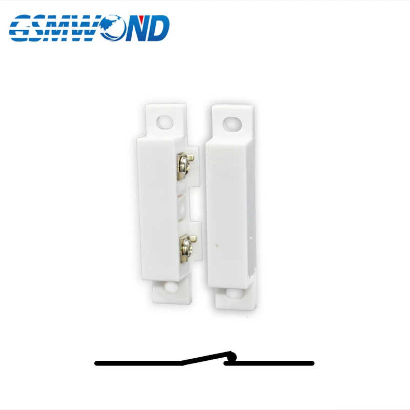 Wired Door Sensor Window Open Detector Magnetic Switch Normal Closed For Home Burglar GSM PSTN Alarm System