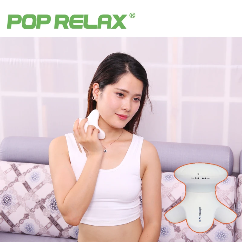 

POP RELAX Mini vibrator electric head scalp neck face massager vibration body vibrating massage cellulite smart hand massager