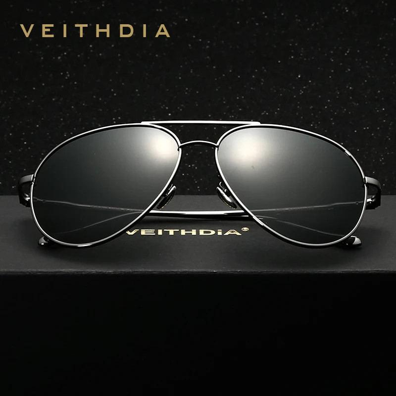 VEITHDIA Brand Fashion Unisex Sun Glasses Polarized Coating Mirror Classic Sunglasses Oculos Male Eyewear For Men/Women 3360 image 3