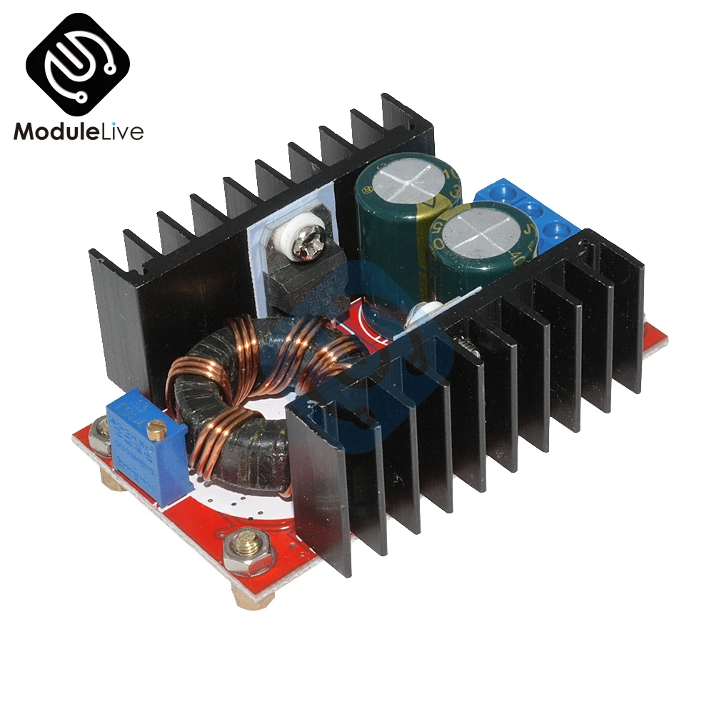 150W DC-DC Boost Converter DC DC Step Up Converter Module Adjustable Static Power Supply Voltage Regulator Step Up Module 5V