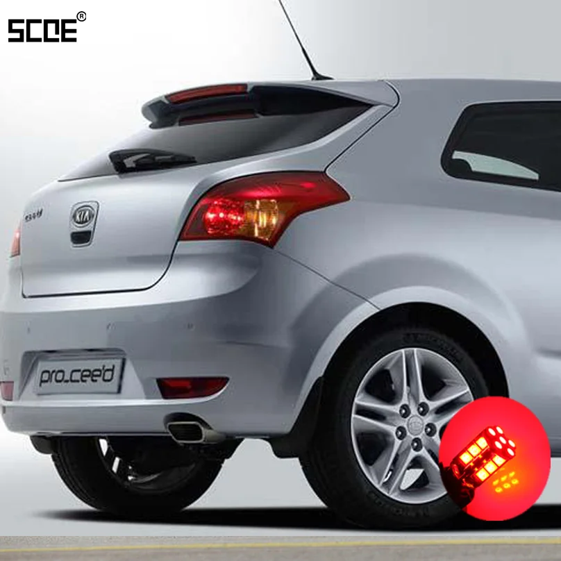 For Kia Ceed Ceed SW Picanto Rio I RioII RioIII SCOE 2022 2X 60SMD LED Brake Stop Light Rear Parking Light Source Car Styling