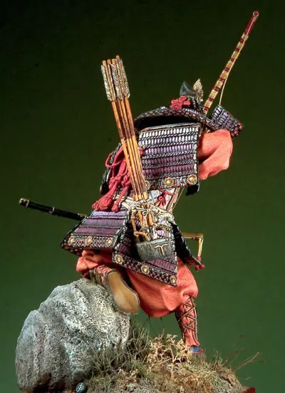 Kit resina para samurai japonês, 90mm, (o período heian tardio)