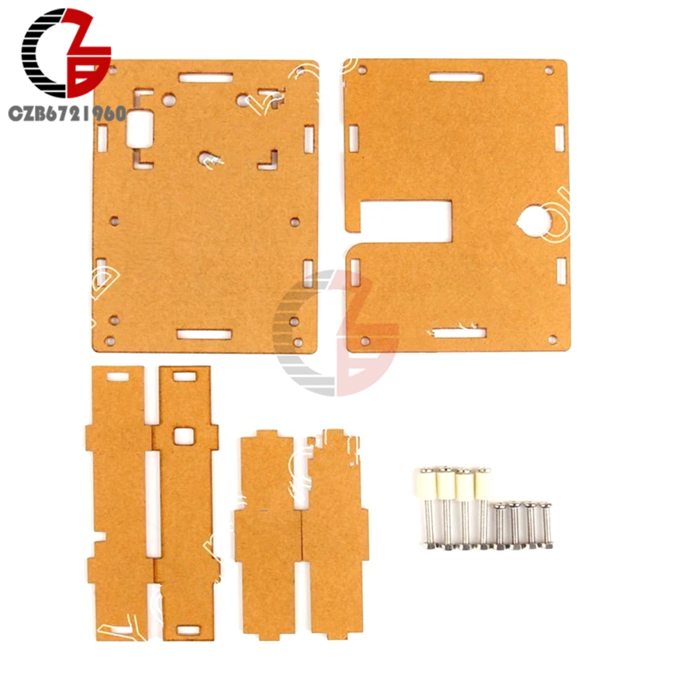 Acrylic Clear LCR-T4 Case Transparent LCR-T4 Shell Box for M328 Transistor Tester Capacitance SCR/MOS PNP Mega328