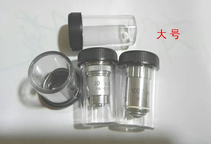L = 195 أو 185 bioicroscope ميكروسكوب بيولوجي صندوق موضوعي Achromatic حماية الهدف مع تصاعد حجم 20.5 مللي متر