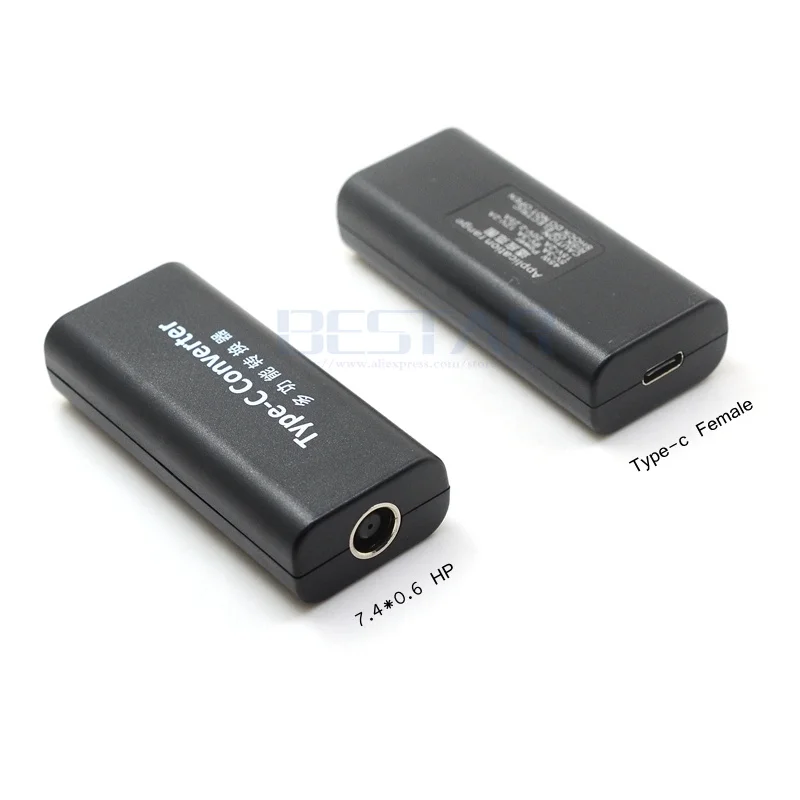 USB-C Type - C to DC 5.5*2.1/4.5*3.0/7.4*0.6/7.9*0.9 adapter สำหรับ HP Lenovo แล็ปท็อปอะแดปเตอร์แปลงแรงดันไฟฟ้า