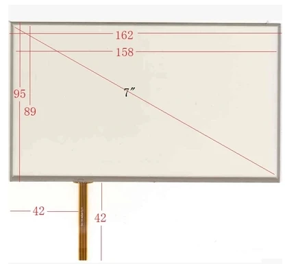 BC0648A New 7 Inch Touch screen 162*95 mm standard, general GPS/MID touch screen, ultra narrow edge / ultra thin